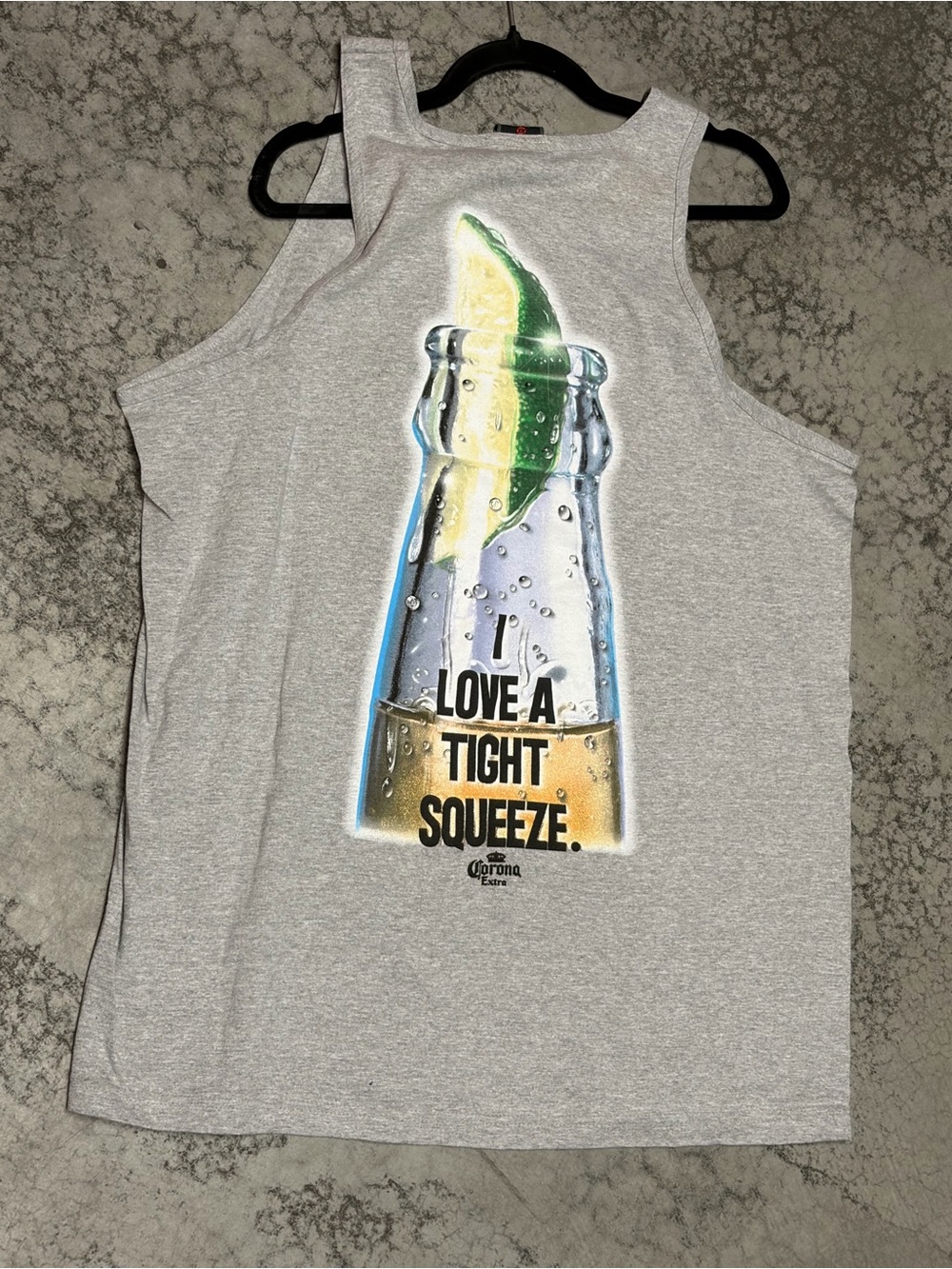 Vintage Corona Extra Beer Lime Promo Tank Top shirt XL New without Tags